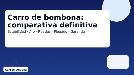 Carro para bombona: Comparativa Definitiva (Devesa vs. Genéricos)