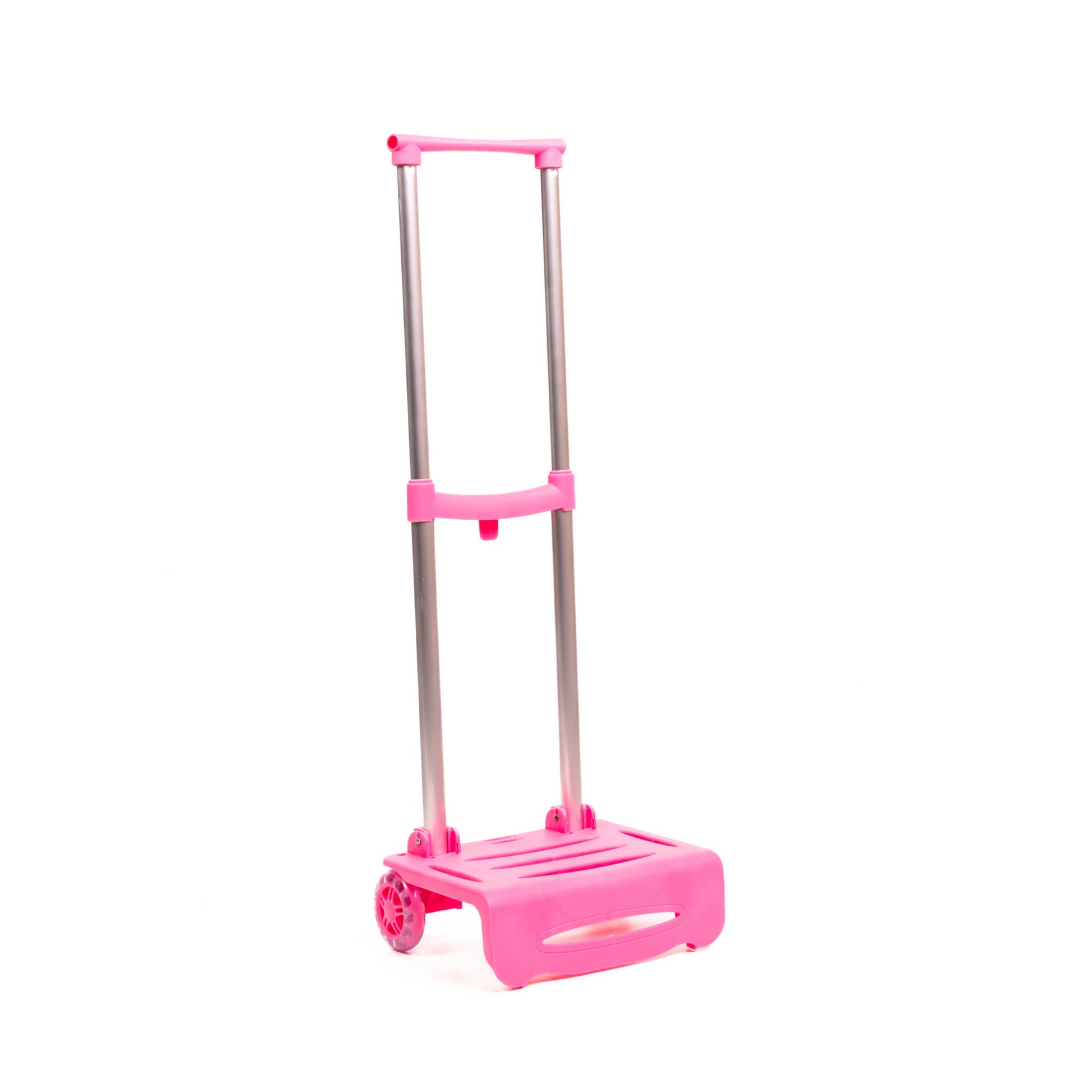 carrito porta mochilas rosa