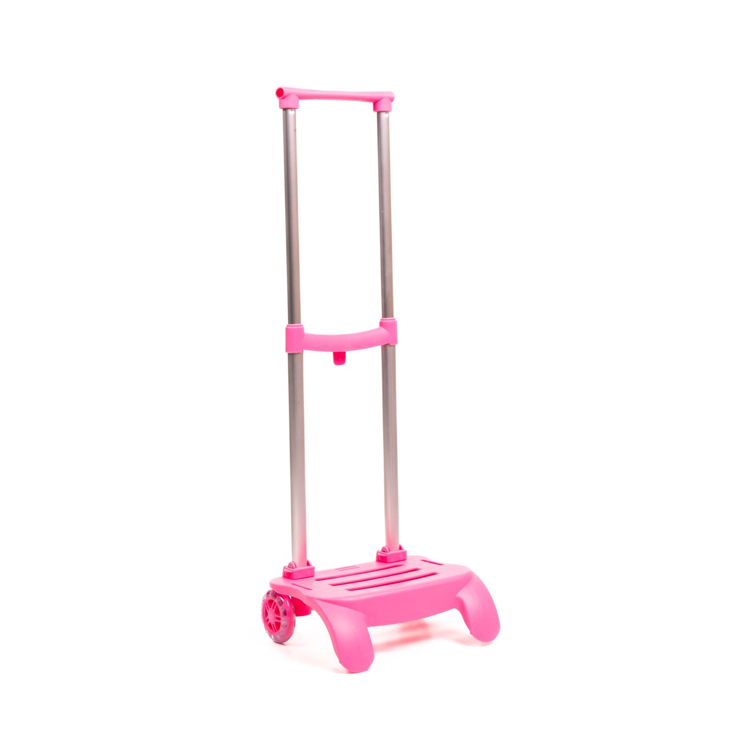 carro para mochila rosa