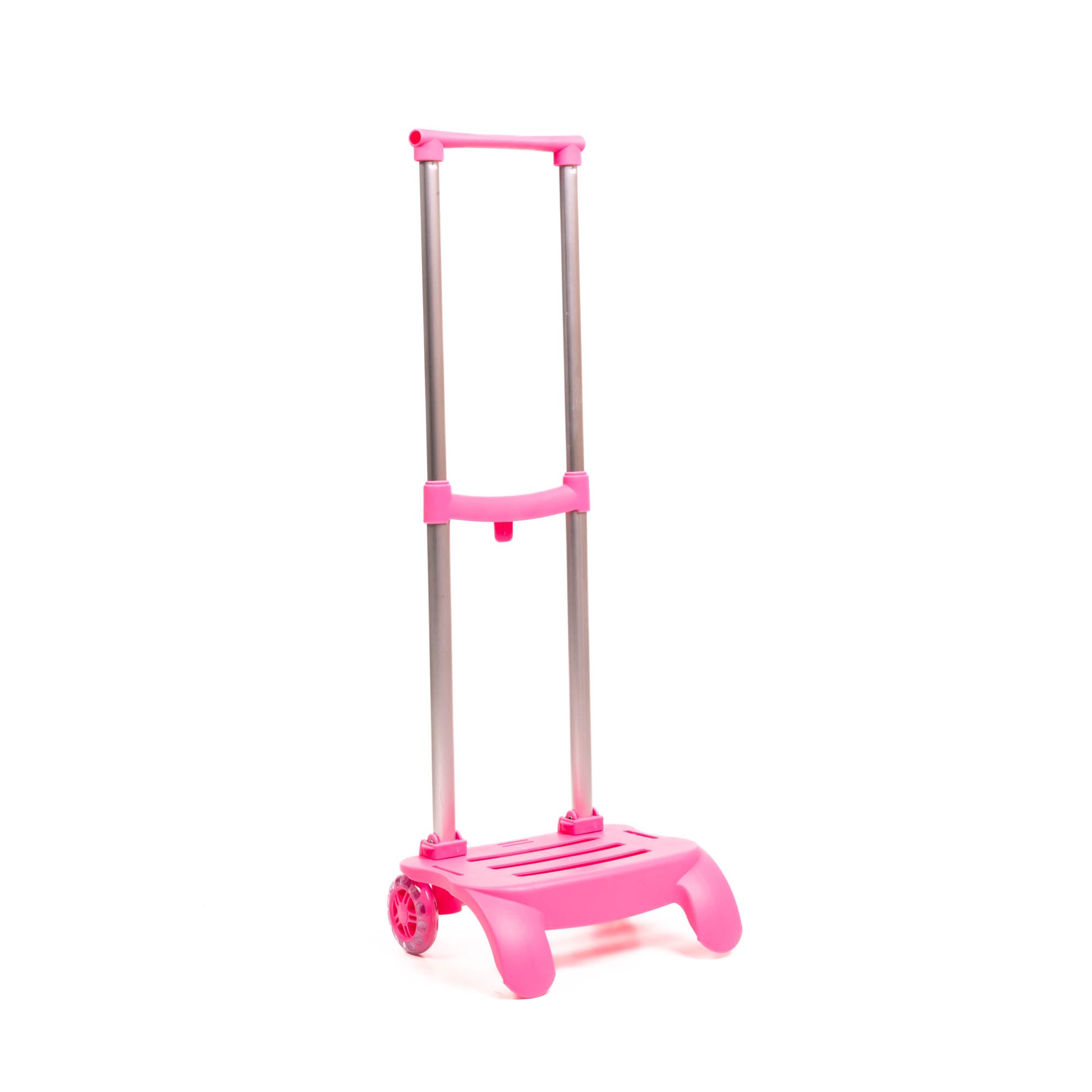 carro para mochila rosa